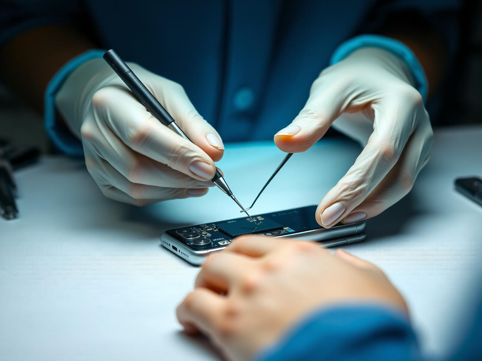 Precision mobile phone repair